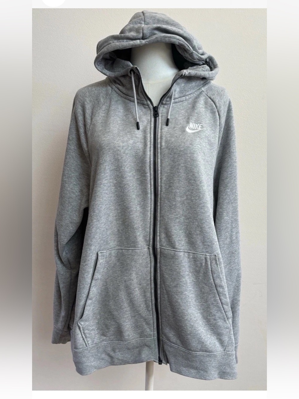 Nike Sportswear Gray Full Zip Hoodie Women’s 1X